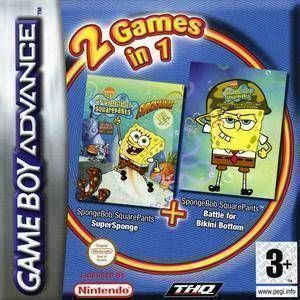 2 In 1 - SpongeBob Squarepants - Supersponge & Battle For Bikini Bottom (Sir VG) Rom For Gameboy Advance